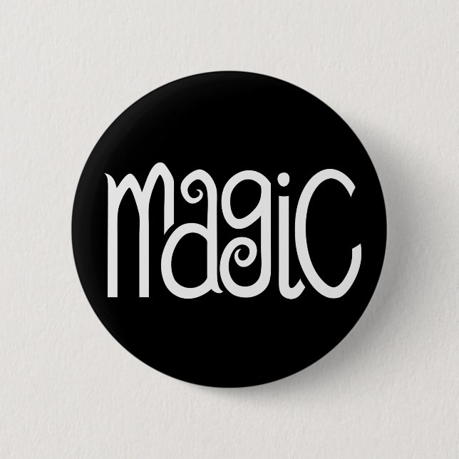Weißer Knopf Button (Vorderseite)