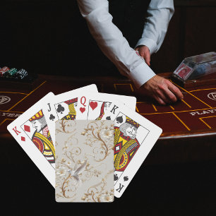 Weißer Kolibri Spielkarten