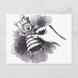 Weißer König Postkarte