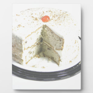 Weißer Kuchen Fotoplatte