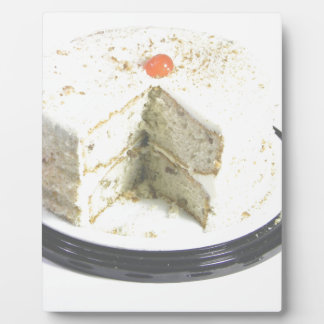 Weißer Kuchen Fotoplatte