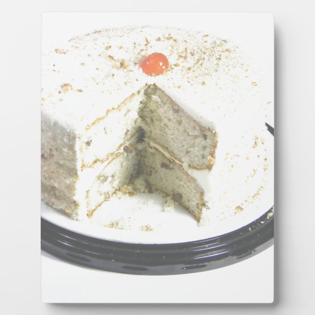 Weißer Kuchen Fotoplatte (Vorderseite)