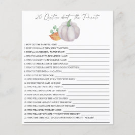 Weißer Kürbis - 20 Fragen zu den Eltern