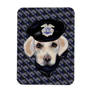 Weißer Labrador Retriever Magnet