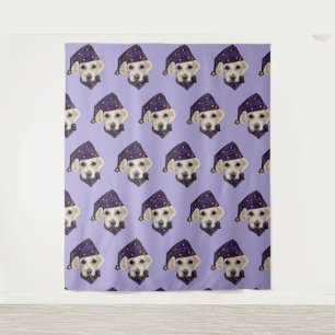 Weißer Labrador Retriever Wandteppich