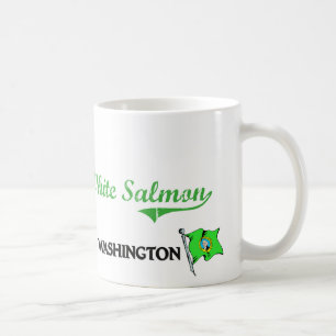 Weißer Lachswashington-Stadt-Klassiker Kaffeetasse