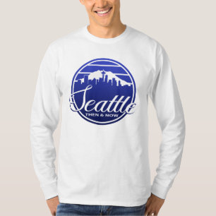 Weißer Langschläfer-T - Shirt