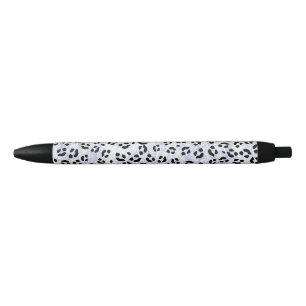 Weißer Leopard-Druck Kugelschreiber