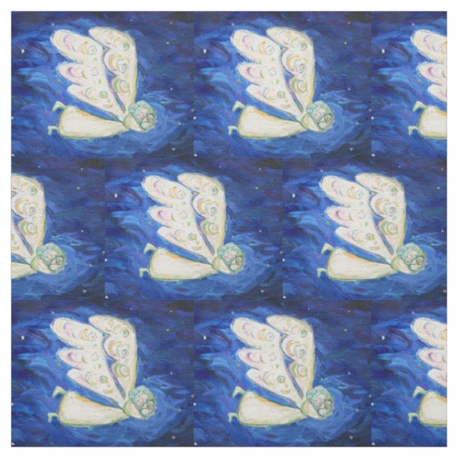 Weißer Lichtwächter Angel Kunststoffe Stoff (Muster)