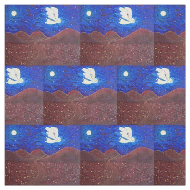 Weißer Lichtwächter Angel Kunststoffe Stoff (Muster)