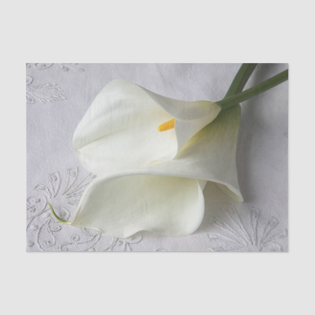 Weißer Lilienlilie  Seidenpapier (Vorderseite)