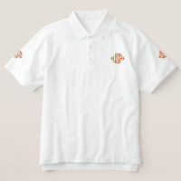 Weißer Männerpolo