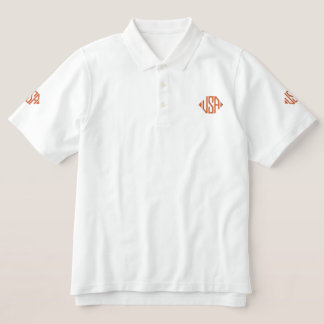 Weißer Männerpolo
