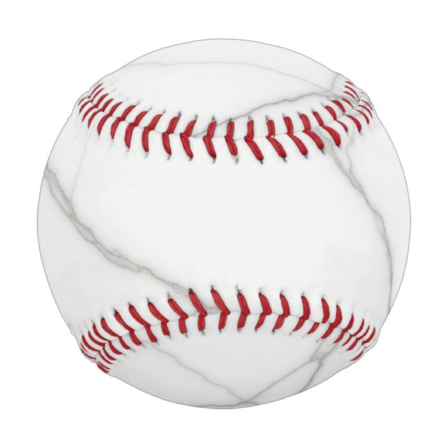 Weißer Marmor Baseball (Vorderseite)