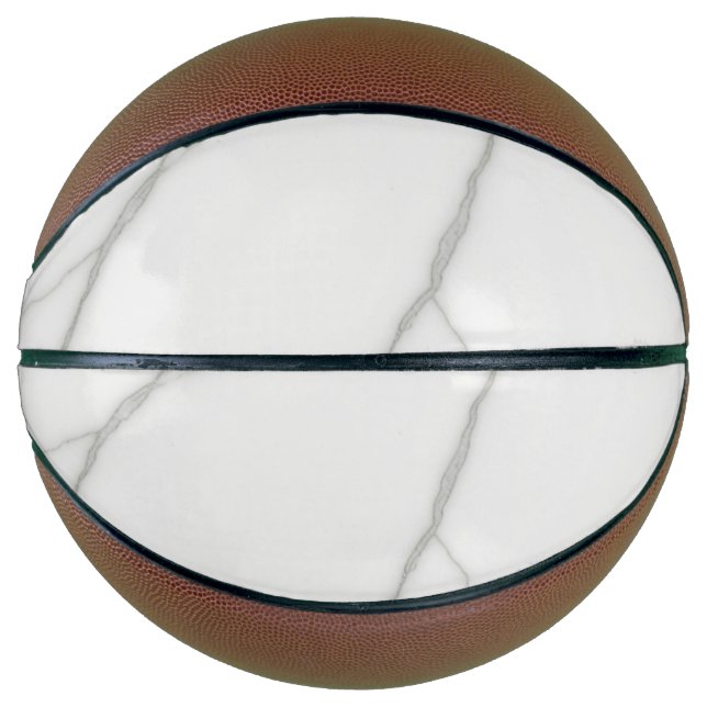 Weißer Marmor Basketball (Vorderseite)