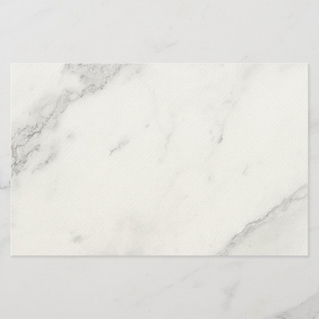 Weißer Marmor Briefpapier (Vorderseite)
