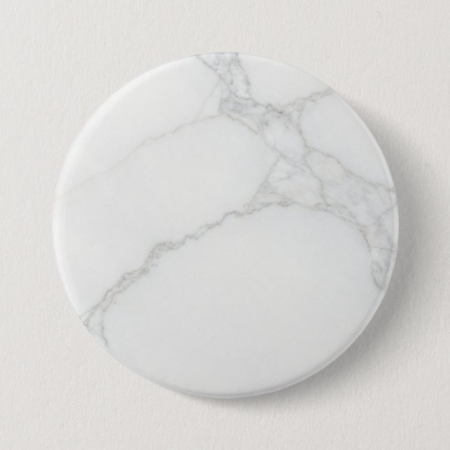 Weißer Marmor Button (Vorderseite)