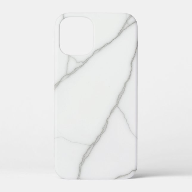 Weißer Marmor Case-Mate iPhone Hülle (Rückseite)