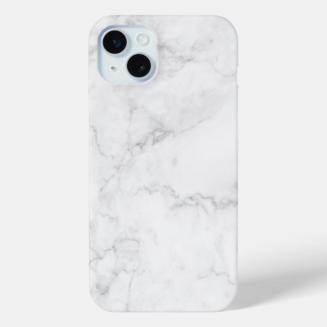 Weißer Marmor Case-Mate iPhone Hülle (Rückseite)