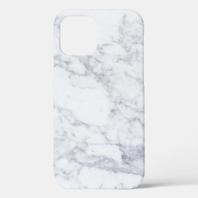 Weißer Marmor Case-Mate iPhone Hülle (Rückseite)