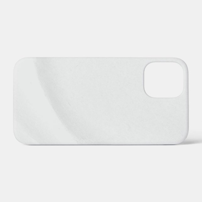 Weißer Marmor Case-Mate iPhone Hülle (Rückseite (Horizontal))