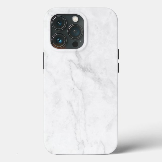  Weißer Marmor Case-Mate iPhone Hülle (Rückseite)