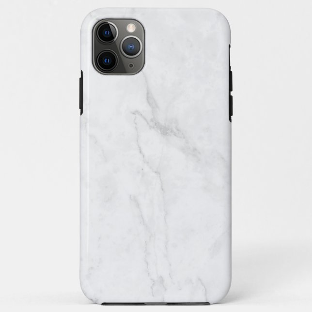 Weißer Marmor Case-Mate iPhone Hülle (Rückseite)