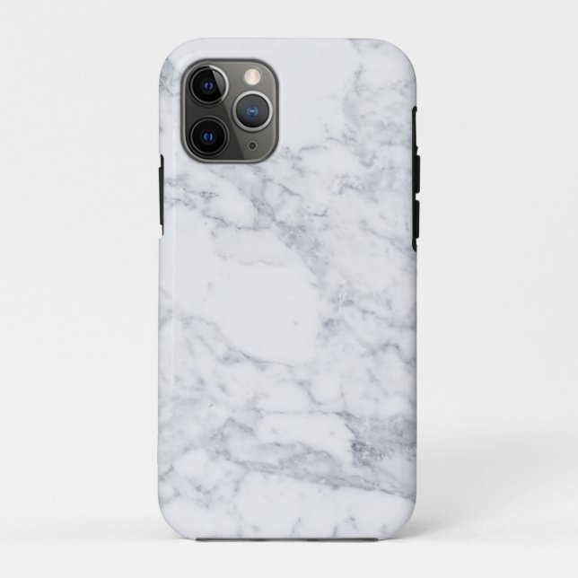 Weißer Marmor Case-Mate iPhone Hülle (Rückseite)