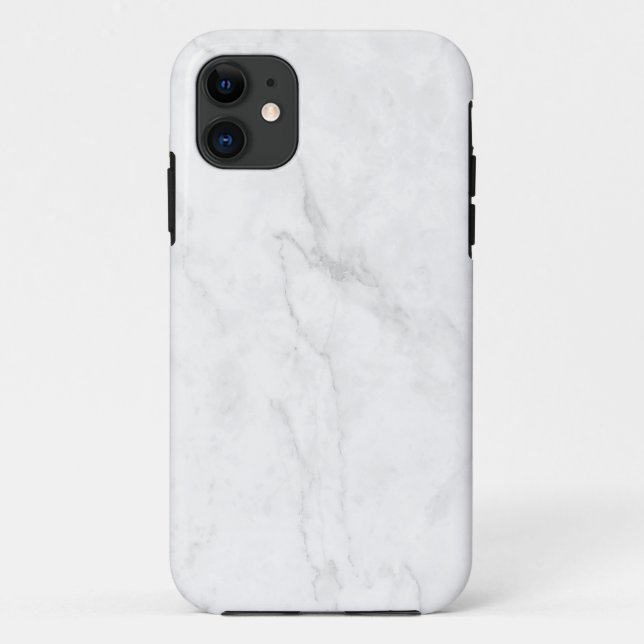  Weißer Marmor Case-Mate iPhone Hülle (Rückseite)