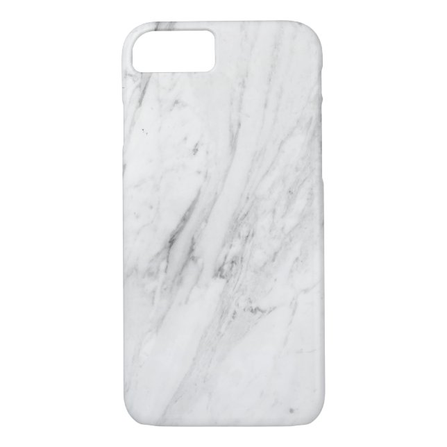 Weißer Marmor Case-Mate iPhone Hülle (Rückseite)