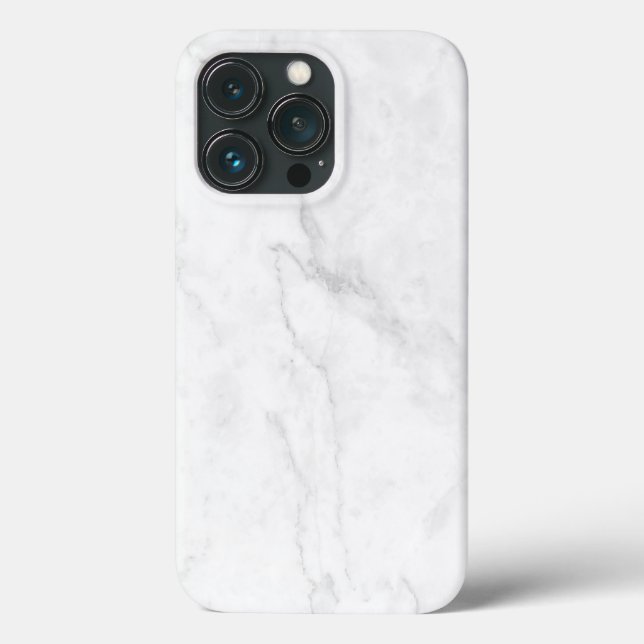 Weißer Marmor Case-Mate iPhone Hülle (Rückseite)