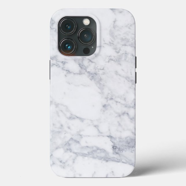 Weißer Marmor Case-Mate iPhone Hülle (Rückseite)
