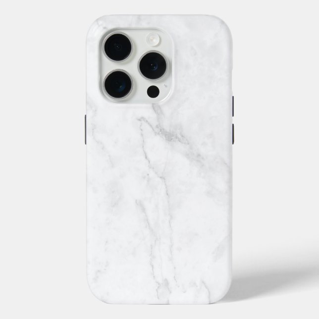  Weißer Marmor Case-Mate iPhone Hülle (Rückseite)