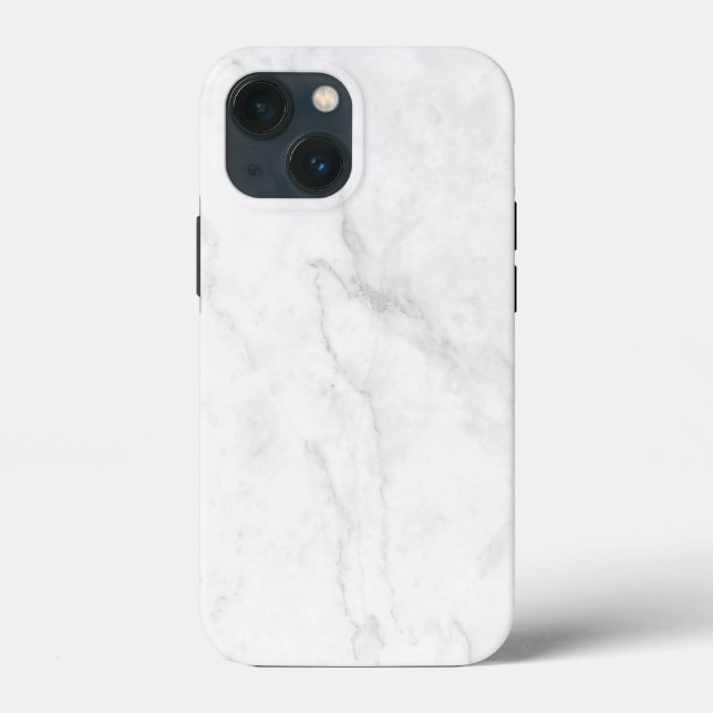  Weißer Marmor Case-Mate iPhone Hülle (Rückseite)