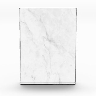 Weißer Marmor Fotoblock