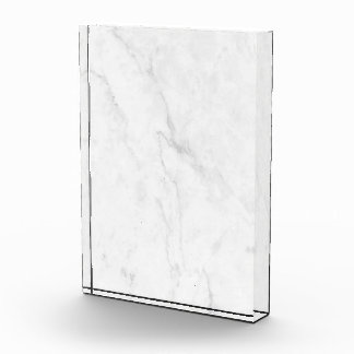 Weißer Marmor Fotoblock