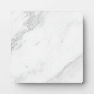 Weißer Marmor Fotoplatte
