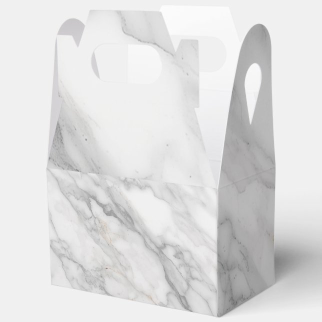 Weißer Marmor Geschenkschachtel (Offen)