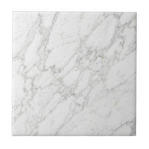 Weißer Marmor Gold Elegantes Minimalistisches Luxu Fliese