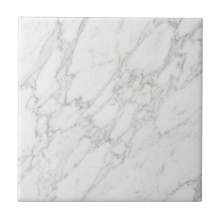Weißer Marmor Gold Elegantes Minimalistisches Luxu Fliese