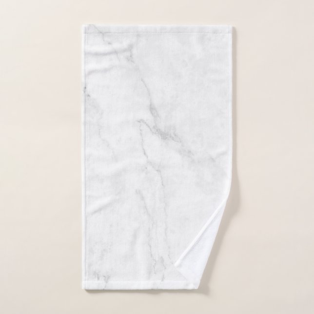  Weißer Marmor Handtuch (Handtuch)