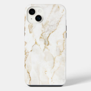 Weißer Marmor iPhone 14 Plus Hülle