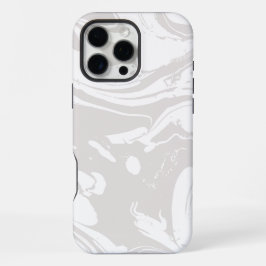 Weißer Marmor iPhone 16 Pro Max Hülle