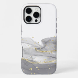 Weißer Marmor iPhone 16 Pro Max Hülle
