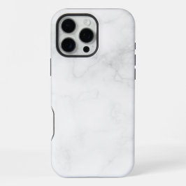 Weißer Marmor iPhone 16 Pro Max Hülle