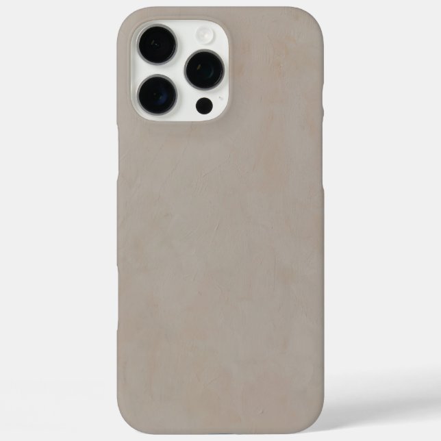 Weißer Marmor iPhone 16 Pro Max Hülle (Rückseite)