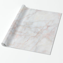 Weißer Marmor IV Geschenkpapier