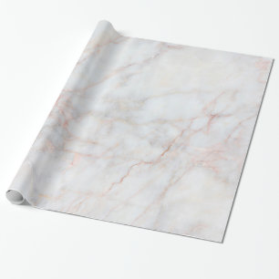 Weißer Marmor IV Geschenkpapier