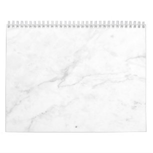 Weißer Marmor Kalender