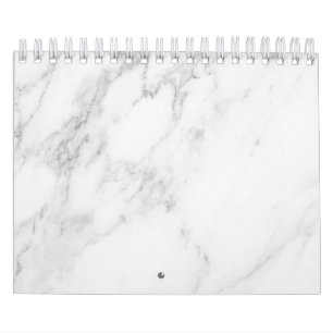 Weißer Marmor Kalender